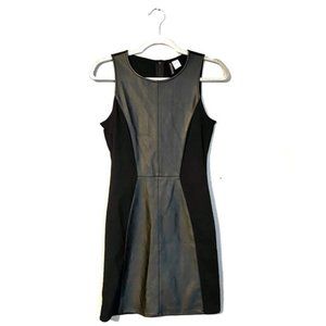 Divided Black Sleeveless Sheath Mini Dress 4
